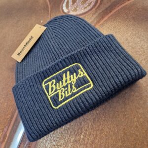 Blue Butty Beanie (Yellow logo)